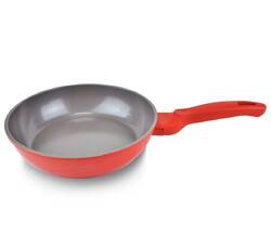 Ametist 26 cm Bakalit Kulp Kırmızı Döküm Tava - 1