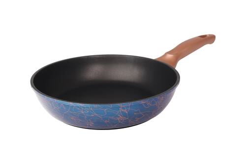 Ametist 26 cm Bakalit Kulp Mavi Döküm Tava - 3