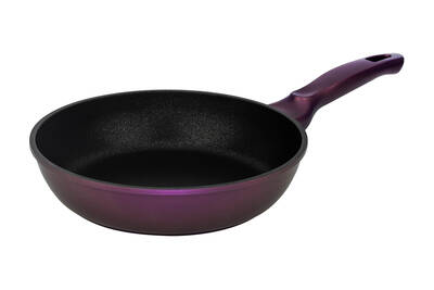 Ametist 26 cm Bakalit Kulp Bordo Döküm Tava - 2