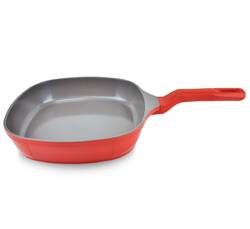 Matrix 28 cm Bakalit Kulp Kırmızı Döküm Tava - 2