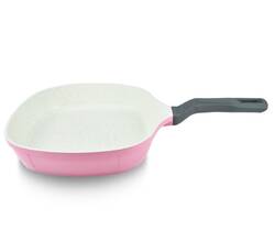Matrix 28 cm Bakalit Kulp Pembe Döküm Tava - 2