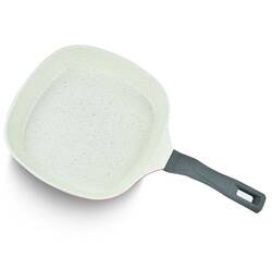 Matrix 28 cm Bakalit Kulp Pembe Döküm Tava - 1